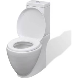 👉 Keramisch active wit Toilet Rond + Bidet 8718475890997