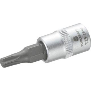 TOOLCRAFT T25 816083 T-profiel Dopsleutel-bitinzet T 25 1/4 (6.3 mm) 4016138758481