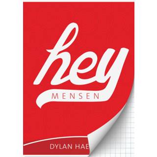 👉 Schrift One Size GeenKleur Dylan Haegens Hey A4 geruit 8712048302887