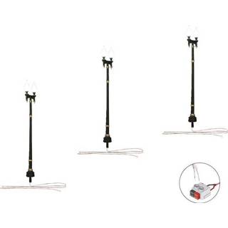 👉 Woodland Scenics WJP5632 H0 Parklantaarn Dubbel 3 stuks 724771056324