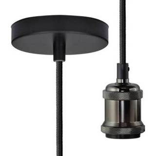 Energie label zwart Pendellamp LED E27 Energielabel: Afh. van lamp (A++ - E) Segula Pendelleuchte Chicago Schwarz 50563 4260150055633