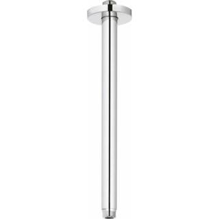 👉 Regendouche zilver RVS Plafondstang voor Sanilux 30 cm Rond (douchekop en handdouche optioneel) 8719304409755