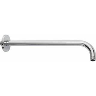 👉 Regendouche zilver RVS Muurstang voor Sanilux 40 cm Rond (douchekop en handdouche optioneel) 8719304409762