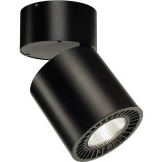 👉 SLV Supros 114130 LED-plafondlamp Energielabel: LED (A++ - E) 28 W Warm-wit Zwart
