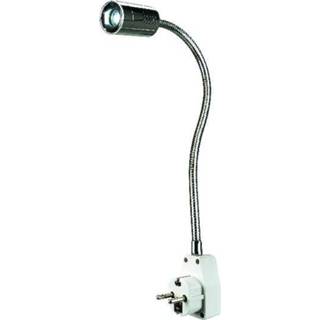 👉 Wit chroom SLV Dio Flex Plug 146672 LED-stekkerlamp 1 W Warm-wit 4024163120937