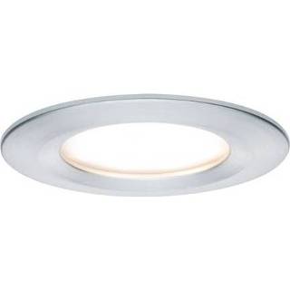 👉 LED-badkamer inbouwlamp 6.8 W 230 V Warm-wit Paulmann Coin Slim 93900 Aluminium (geborsteld)