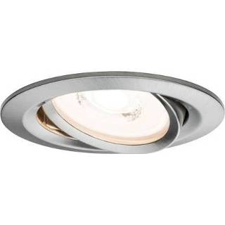 👉 Paulmann 93947 Reflector Coin Inbouwlamp Energielabel: A (A++ - E) LED LED 6.8 W RVS (geborsteld)
