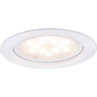 👉 Wit metaal Meubelinbouwset LED 1x 4,5 W 6 VA 230 V/350 mA 65 mm wit/metaal 4000870935552