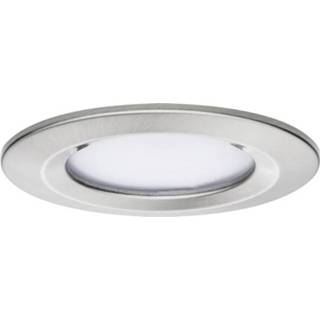 👉 Inbouwlamp wit ijzer LED-badkamer 6.8 W 230 V Warm-wit Paulmann Coin Slim 93871 (geborsteld) 4000870938713