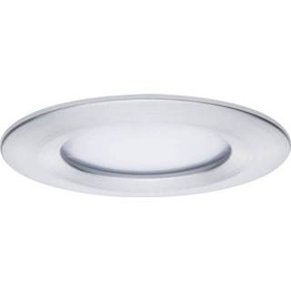 👉 LED-badkamer inbouwlamp 6.8 W 230 V Warm-wit Paulmann Coin Slim 93896 Aluminium (geborsteld)