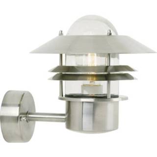 👉 Nordlux Blokhus 25011034 Buitenlamp (wand) Spaarlamp, LED E27 60 W Energielabel: Afh. van lamp (A++ - E) RVS