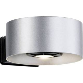 👉 Energie label zilver antraciet wit Paulmann Cone 79676 Buiten LED-wandlamp 8 W Energielabel: LED (A++ - E) Warm-wit Antraciet, 4000870796764