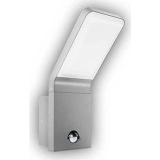 👉 GEV Freya 011052 Buiten LED-wandlamp 9.5 W Energielabel: LED (A++ - E) Warm-wit Zilver-grijs