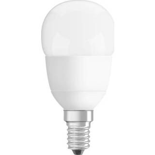 👉 OSRAM LED Energielabel A+ (A++ - E) E14 Kogel 5.7 W = 40 W Warmwit (� x l) 45 mm x 88 mm 1 stuks