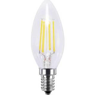 👉 Segula LED Energielabel A+ (A++ - E) E14 Kaars 4 W = 33 W Warmwit (� x l) 35 mm x 97 mm Filament / Retro-LED, Dimbaar 1 stuks