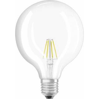 👉 Ledlamp OSRAM LED-lamp E27 Bol 4 W = 40 Warmwit Energielabel: A++ Filament / Retro-LED 1 stuks 4052899972384