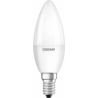 OSRAM LED Energielabel A+ (A++ - E) E14 Kaars 5 W = 40 W Neutraalwit (Ã x l) 35 mm x 106 mm 1 stuks