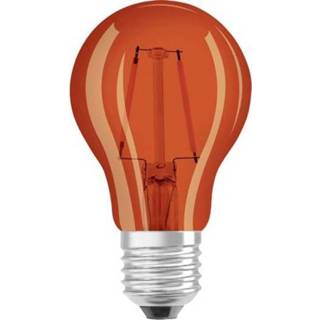 👉 OSRAM LED Energielabel A+ (A++ - E) E27 Peer 2 W = 15 W Oranje (� x l) 55 mm x 105 mm Filament / Retro-LED 1 stuks