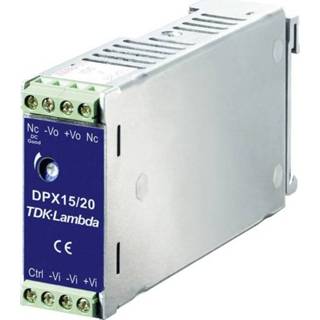 👉 TDK-Lambda DPX-15-48WD-15 DIN-rail netvoeding DC/DC 15 V/DC, -15 V/DC 0.5 A 15 W 1 x