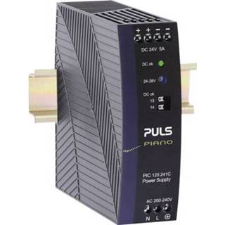 👉 PULS Piano DIN-rail netvoeding 24 V/DC 5 A 120 W 1 x