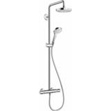 👉 Wit chroom active Hansgrohe Croma Select S 180 2jet Showerpipe