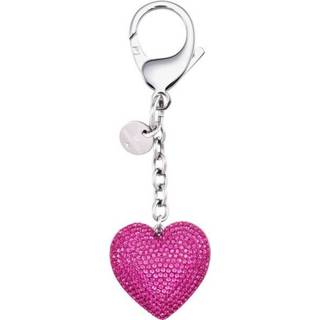 👉 Active zilverkleurig magenta Swarovski 5458417 Bag Charm zilverkleurig-fuchsia 9009654584172