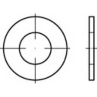 👉 TOOLCRAFT 159257 Onderlegringen Binnendiameter: 14.5 mm Staal Galvanisch verzinkt 200 stuks