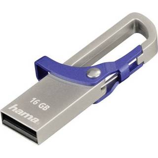 👉 Hama FlashPen Hook-Style USB-stick 16 GB USB 2.0 Blauw 123920