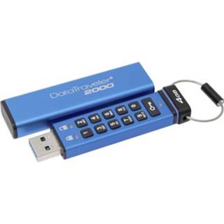 👉 Kingston DataTravelerÂ® 2000 USB-stick 4 GB USB 3.1 Blauw DT2000/4GB