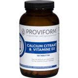 👉 Proviform Calcium Citraat & Vitamine D3 Tabletten 120st