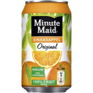 👉 Frisdrank oranje Minute Maid Orange Blikje 0 33l 5449000227973