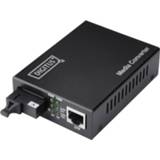 👉 LAN, SC Simplex Netwerk mediaconverter 100 Mbit/s DN-82023 Digitus Professional 4016032293156