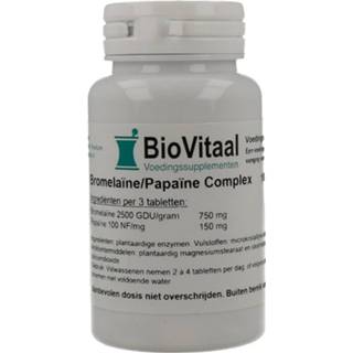 👉 Biovitaal Bromelaïne/Papaïne Complex Tabletten