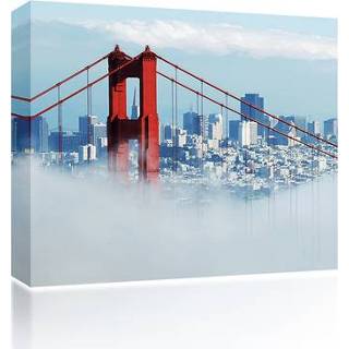 👉 Canvas One Size GeenKleur Bridge in the clouds 5060652120377