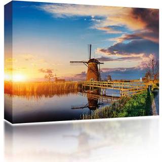 👉 Canvas One Size GeenKleur Dutch windmill 5060652120292