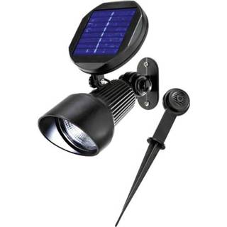 👉 Esotec Solar tuinschijnwerper Spotlight 102138 LED Koud-wit Zwart