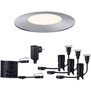 👉 Verlichtingssysteem Plug&Shine Set van 3 Energielabel: LED (A++ - E) LED 7.5 W Neutraal wit Paulmann 93698 Zilver