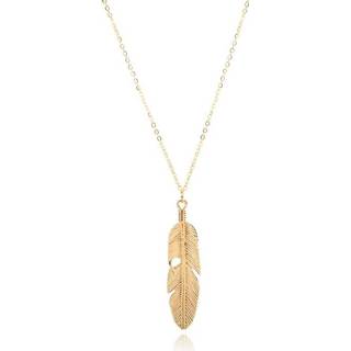 👉 Damesketting goudkleurig vrouwen goud Hippe dames ketting Leaf 8720088552711