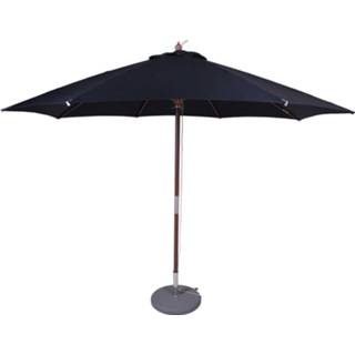 👉 Parasol zwart Ibiza 350cm (zwart) 4710958388827
