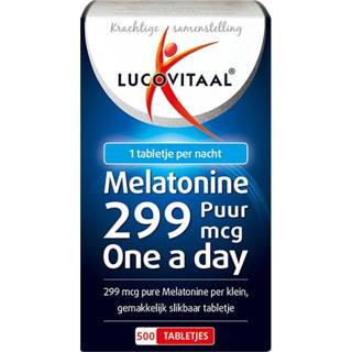 👉 Melatonine gezondheid gezondheidsproducten voedingssupplementen Lucovitaal Puur 0.299mg Tabletten 8713713039824