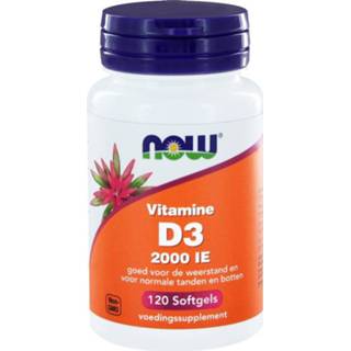 👉 NOW Vitamine D3 2000 IE Softgels 120st