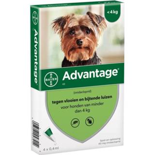 👉 Huishouden teken bij huisdieren huishoudelijke Advantage Hond 40 4007221047414