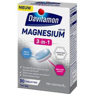 👉 Magnesium vitamines gezondheid Davitamon 3-in-1 Tabletten 8710537042917