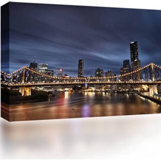 👉 Canvas One Size GeenKleur City at night time 5060652120261