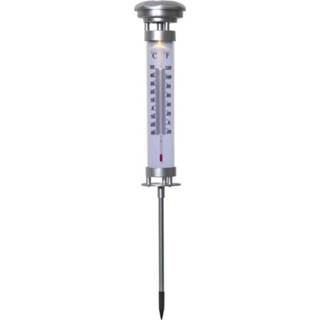👉 Thermometer witte active Best Season Solar met warm LED 7391482035486