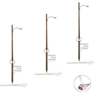 👉 Houten Woodland Scenics WJP5630 H0 lichtmast Enkel 3 stuks 724771056300