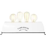 👉 Tafellamp wit LED E27 120 W Energielabel: Afh. van lamp (A++ - E) Brilliant Farm Life 93785/05 4004353350061