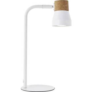 Tafellamp wit kurk LED GU10 10 W Energielabel: Afh. van lamp (A++ - E) Brilliant Moka 75747/75 (mat), 4004353321214