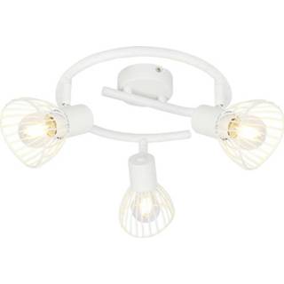 👉 Energielabel wit Plafondspot LED E14 Energielabel: Afh. van lamp (A++ - E) 120 W Brilliant Elhi 71933/05 4004353334689