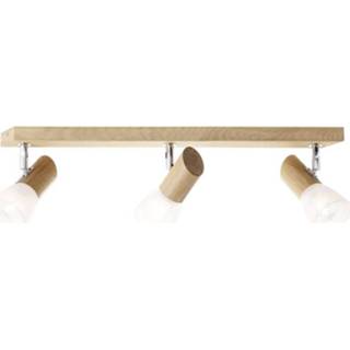 👉 Energielabel eiken Plafondspot LED E14 Energielabel: Afh. van lamp (A++ - E) 84 W Brilliant Forest 23130/35 Eiken, Albast 4004353246500